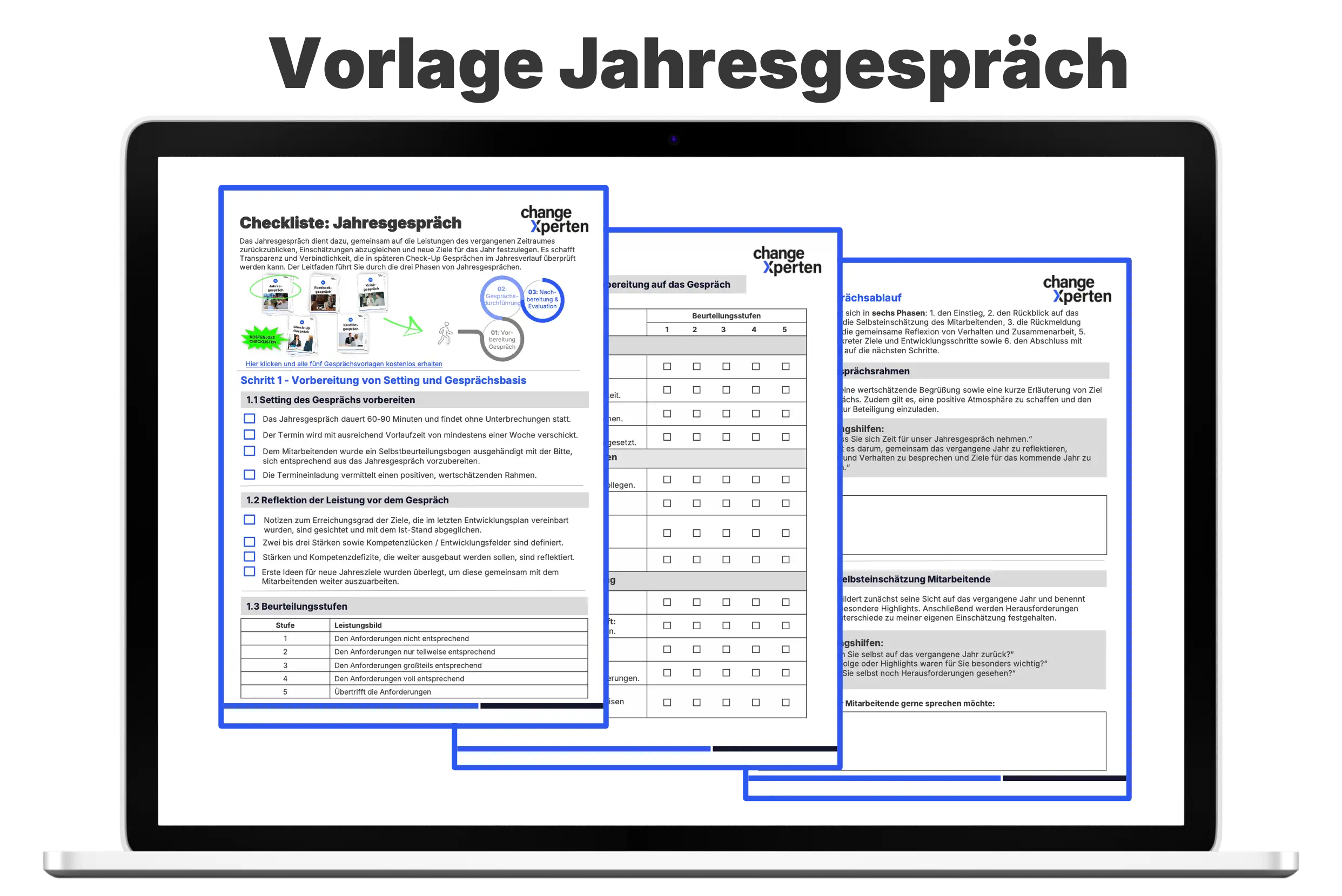 Kostenlose Vorlage zum Download: Jahresgespräch